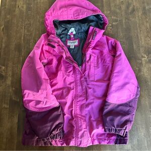 Lands End Girls Jacket Coat Size Medium (10-12) Waterproof Outdooe‎ - READ 💕